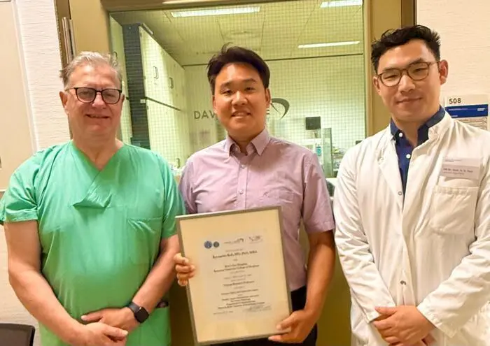 Prof Auffarth, Dr Koh and Dr Son