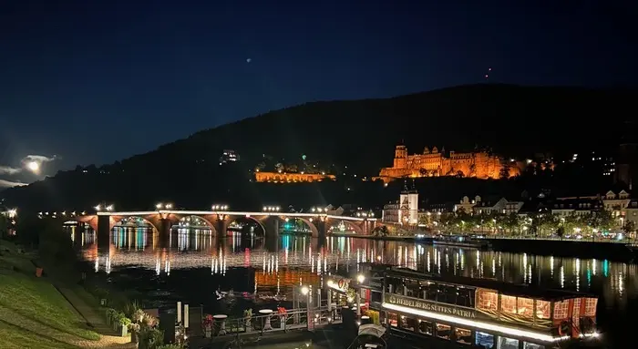 Moonlight over Heidelberg
