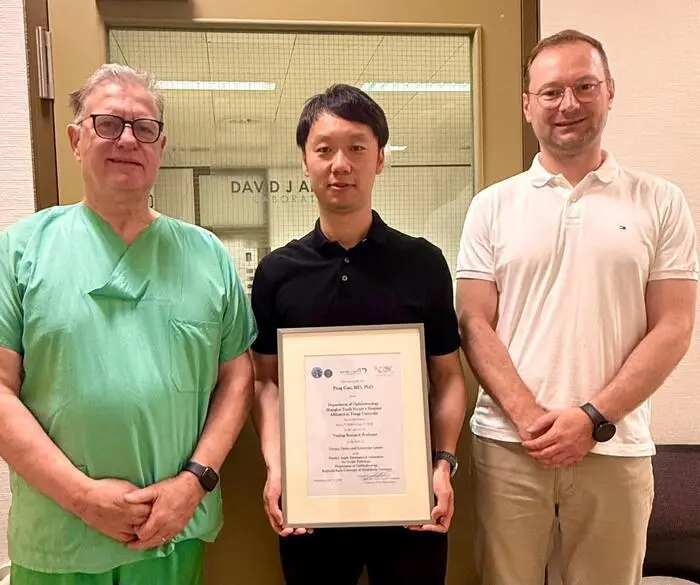 Prof Auffarth, Dr Peng and Dr Łabuz